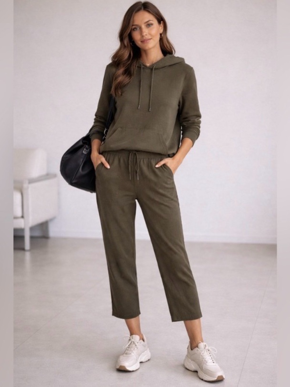 Gap Easy Pant in Olive Green